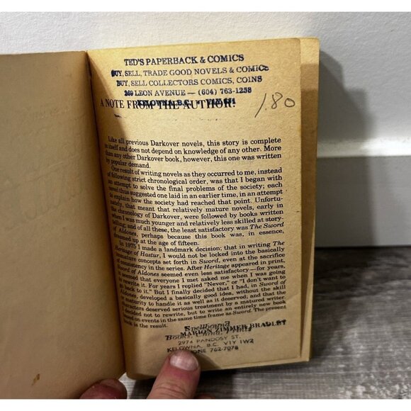 Sharra's Exile Novel by Marion Zimmer Bradley Paperback 1981 - Picture 2 of 5